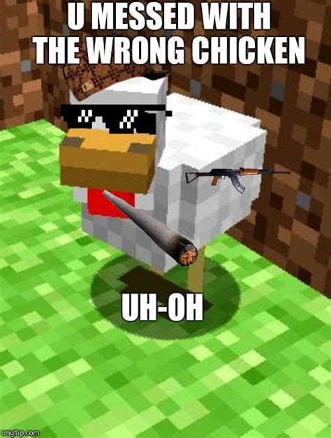 Minecraft Chicken Meme