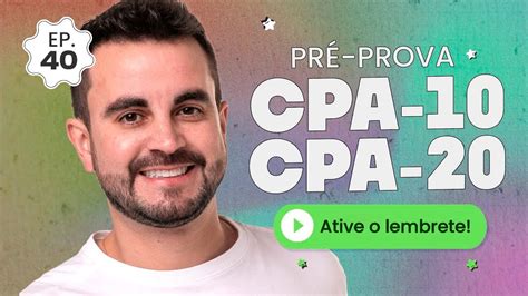 Provas Pr Prova Cpa E Cpa Ep Anbima Youtube