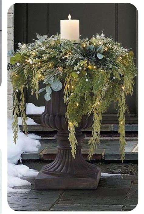 PinDecor Home Decoration Ideas In 2024 Christmas Urns Outdoor