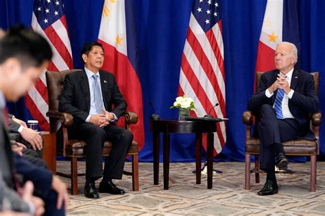 Biden Holds His First Meeting With Philippine Leader Marcos The Independent