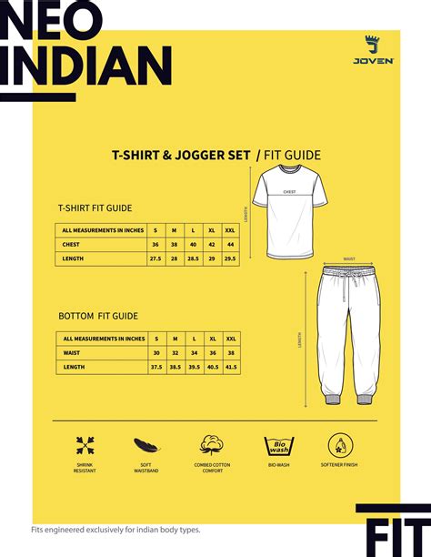 Tracksuit Size Chart Joven