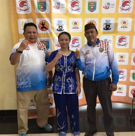 Atlet Wushu Way Kanan Ratu Isyata Kembali Persembahkan Medali Emas Ke 3