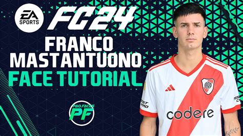 Ea Fc Franco Mastantuono Face Pro Clubs Clubes Pro Face Creation