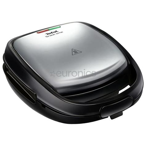Tefal Snack Time, 700 W, black/inox - Sancwich and waffle maker, SW341D ...