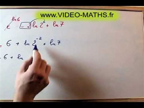 Simplification d un calcul avec des logarithmes népériens MATHS