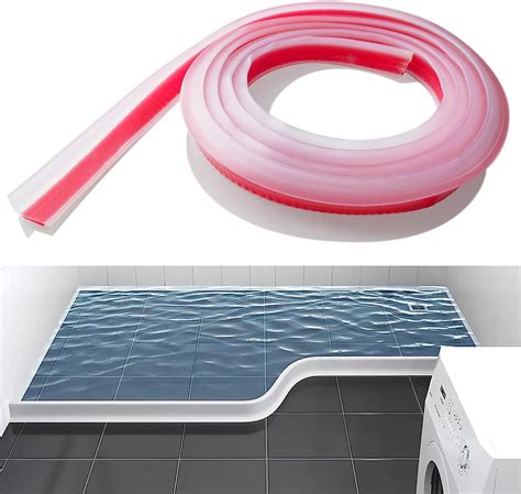 200cm Barriera Doccia Striscia Di Ritenzione Silicone Guarnizione