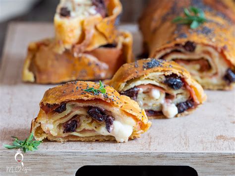 Strudel Salato Alla Mortadella Con Stracchino E Olive Ricetta Veloce E