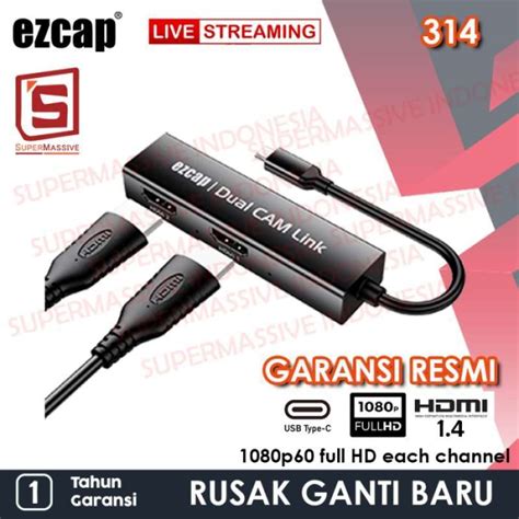 Promo 100 Produk Ori Ezcap 314 Dual Hdmi 2 In 1 Game Capture Live