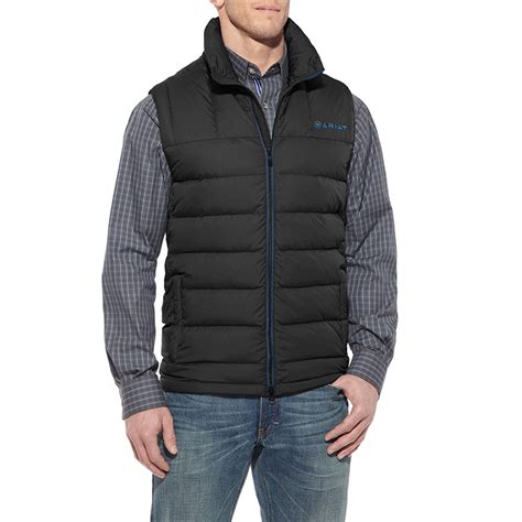 Ariat Mens Bozeman Down Vest In Vests At Schneider Saddlery