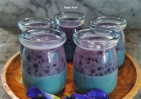 Resep Butterfly Pea Sagoo Pudding Oleh Dapur Airin Cookpad