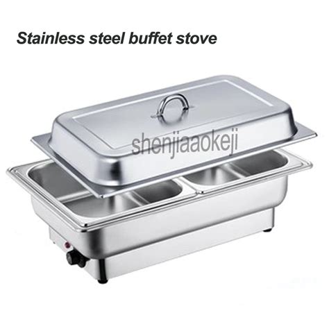 W Electric Heating Buffy Furnace Stainless Steel Buffet Oven Food