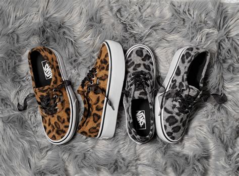 Vans Provides Authentic Platform And Slip On A Fuzzy Leopard Make Over