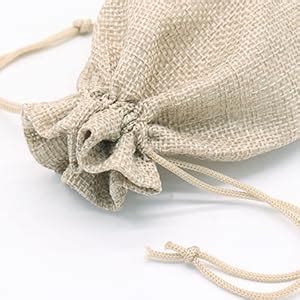 Leeyunbee 30PCS 10x15cm Sachets En Jute Pochettes En Lin Sac Cadeau