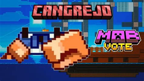 El Cangrejo En Minecraft Primer Mob De La Mob Vote Youtube