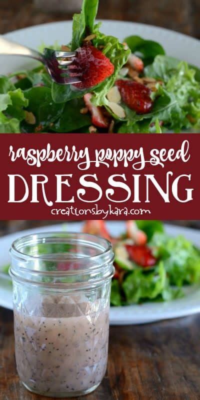 Raspberry Poppy Seed Dressing Creations By Kara