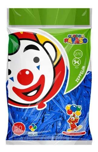 Globos Largos Payaso 50 Piezas 270 Elige Color Para Fiesta Color Azul