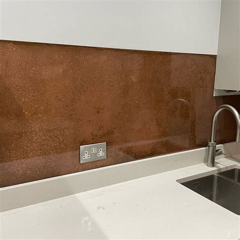 Copper Kitchen Splashbacks Range Of Finishes Halman Thompson