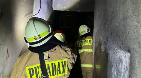 Rumah Warga Di Tanjung Priok Kebakaran Diduga Karena ODGJ Merokok Di Kamar