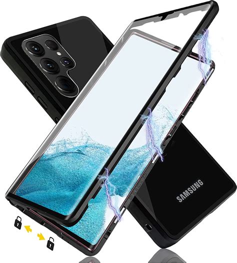 Pour Samsung Galaxy S Ultra Coque Magn Tique Avec Verrouillage Coque