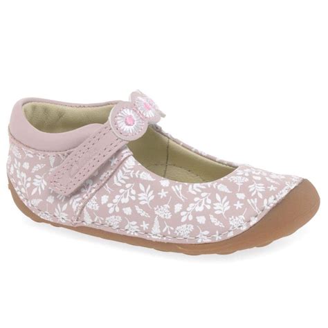 Clarks Girls Pre Walker Shoes Tiny Flora Pink
