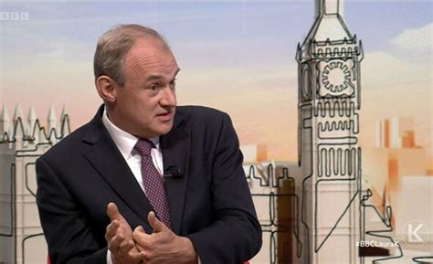 ed davey ties   knots  rejoining eu  bbc grilling