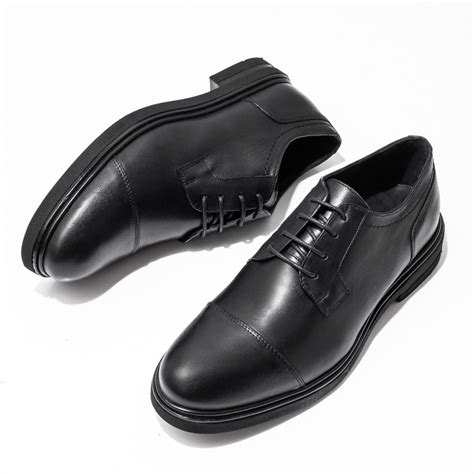 Pantofi Barbati Eleganti Din Piele Naturala Negri MOD10674 Modlet