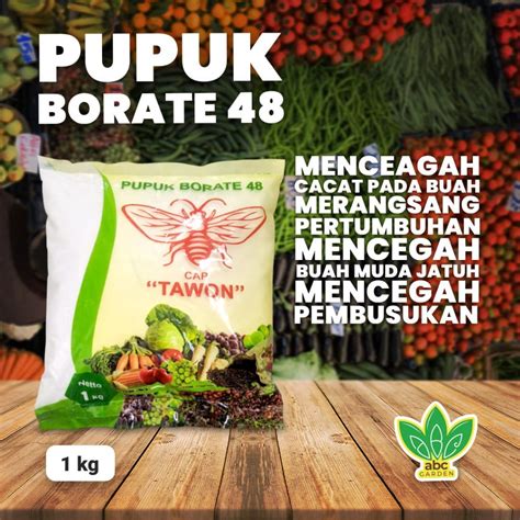 Jual Kg Pupuk Borate Cap Tawon Mencegah Cacat Pada Buah Dan