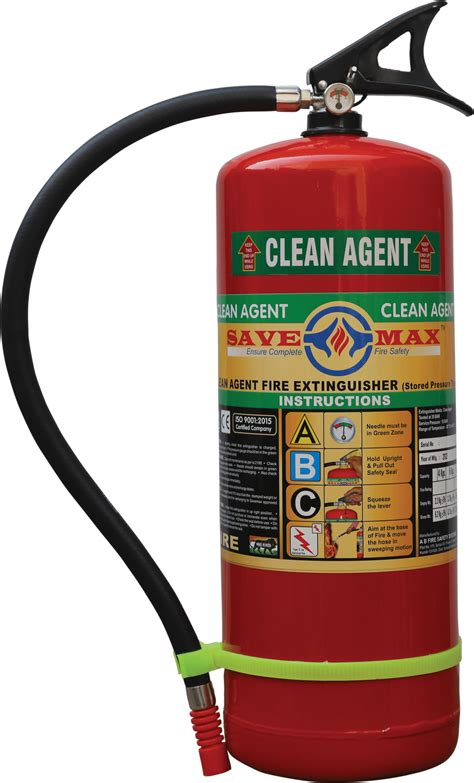 Savemax Clean Agent Fire Extinguisher Ab Fire Safety Systems