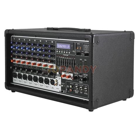 Peavey PVi 8500 8-Channel Mixer/Amplifier with FX and Bluetooth - Gopandy Musical