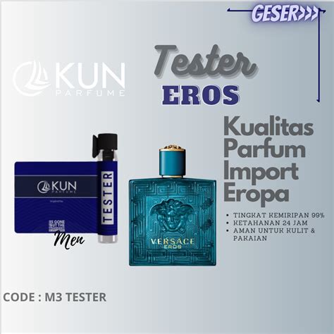 Jual Kun Parfum Pria Tahan Lama Inspired Parfum Eros Versace Men Extrait De Parfume Minyak Wangi