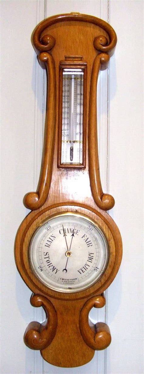 Solid Oak Barometer