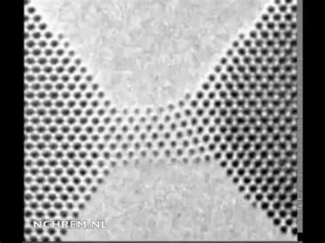 This Video Was Shows An Array Of Gold Atoms Under A Transmission