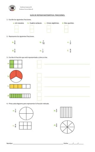 Guia Repaso Fracciones Pdf