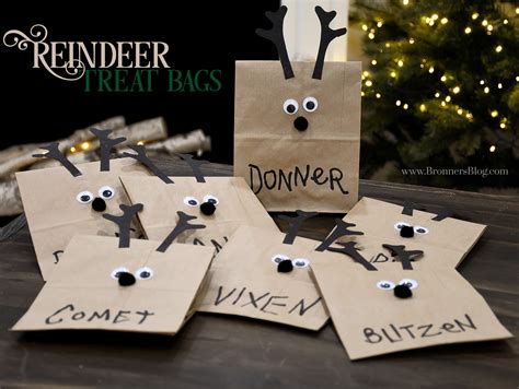 DIY Reindeer Treat Bag Kid's Craft