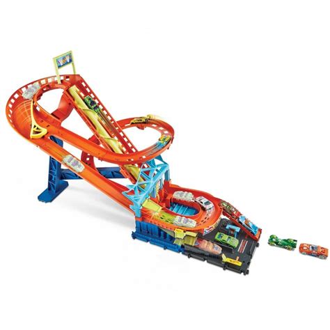 Hot Wheels City Monta A Rusa Motorizada