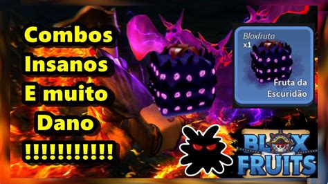 Bloxfruits Combos Insanos E Muuito Dano Testando A Fruta Da Escuridãodark Youtube