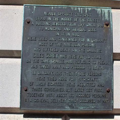 Site of the Salem Courthouse in 1692 | Salem Witch Museum