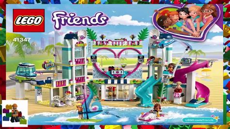 LEGO Instructions Friends 41347 Heartlake City Resort YouTube