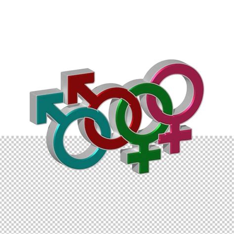 Premium Vector Gender Reveal 3D Symbol