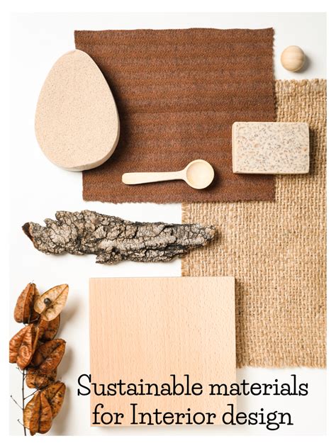 Sustainable materials for Interior design - Craft My World