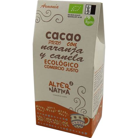 Comprar Armon A Cacao Puro Con Naranja Y Canela Ecol Gico Envase G