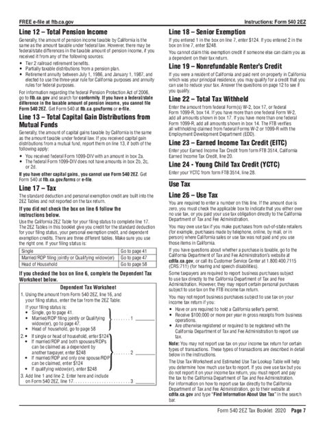 Ca Tax Instructions Dyanne Milicent