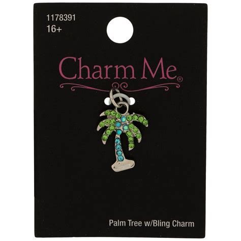 Palm Tree Rhinestone Charm Hobby Lobby