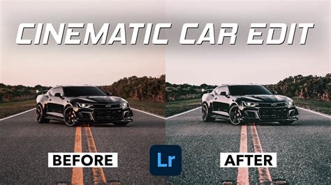 HOW TO EDIT CINEMATIC CAR PHOTOGRAPHY Car Free Preset Lightroom