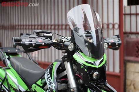 Total Dan Unik Modifikasi Kawasaki Klx 250 Jadi Supermoto Touring