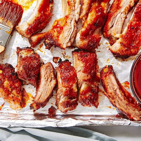 Bbq Oven Baked Ribs Are Fall Off The Bone Perfection Recipe Baked Ribs Oven Baked Ribs Recipes