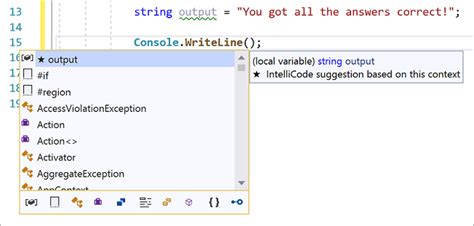 Intellicode For Visual Studio Microsoft Learn