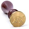 Amazon Triple Moon Goddess Wax Seal Stamp Crescent Pentagram