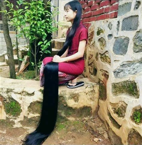 Chinalonghair Forum Myanmar Longhaired Girl May Thuzar Linn From Facebook