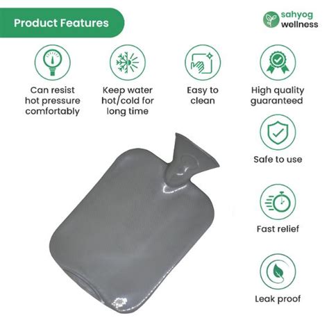 Buy Sahyog Wellness Hot And Cold Water Bottle Bag Grey S Online Netmeds
